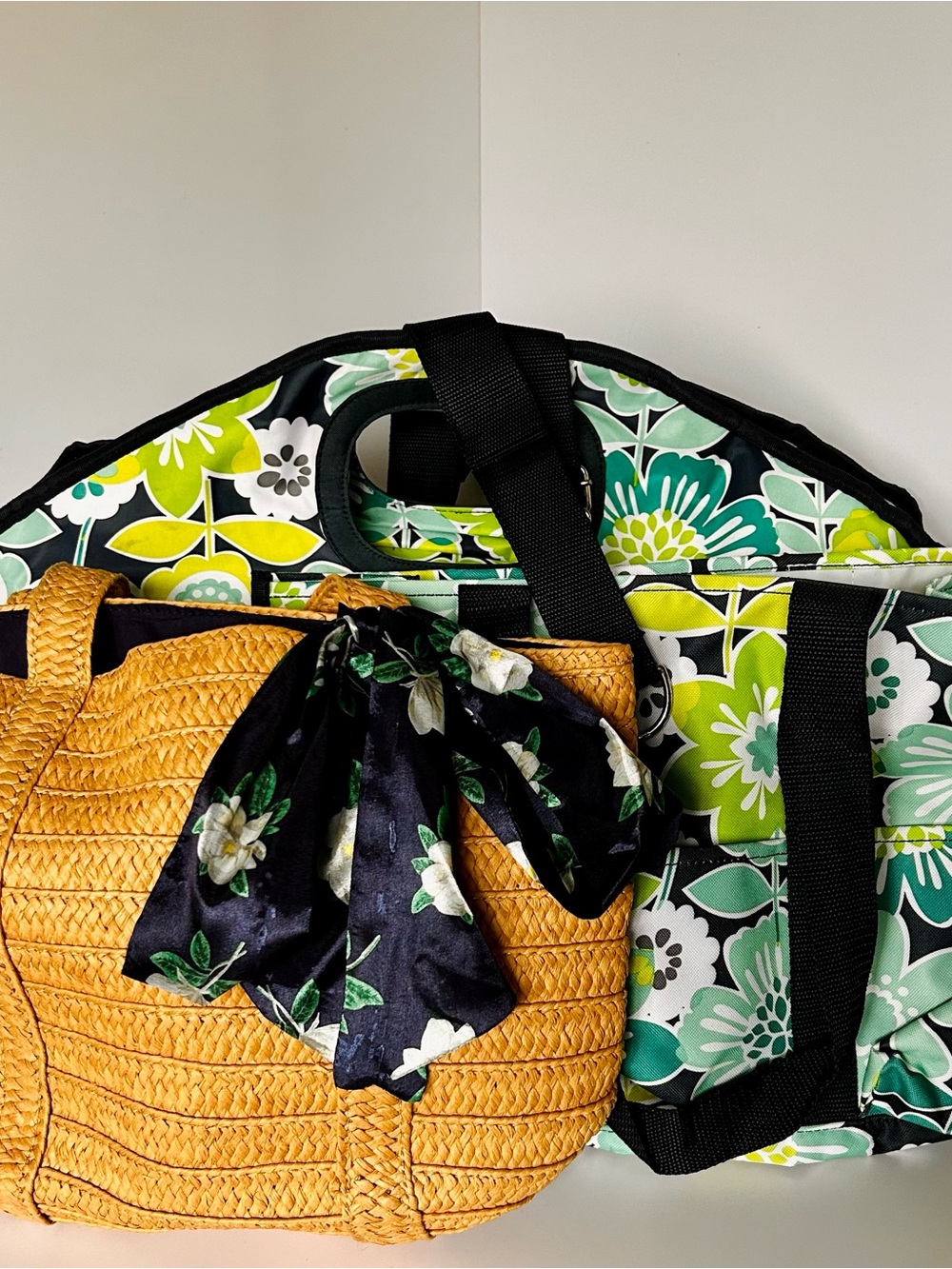 3 Piece Floral Bag Set (Cooler & Totes)